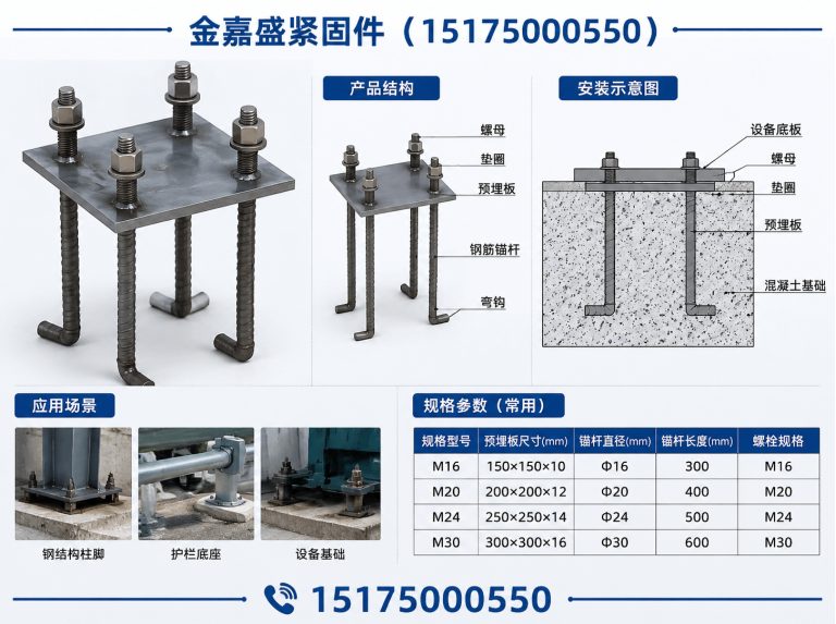临漳县预埋件展示图