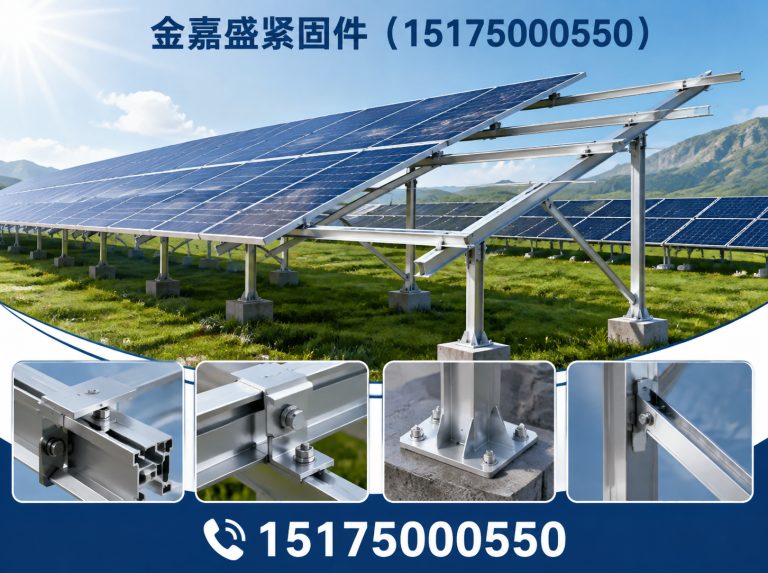 临漳县光伏支架展示图